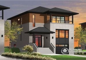 Contemporary Home Plans for Narrow Lots Narrow Lot Homes with Porches Contemporary Narrow Lot