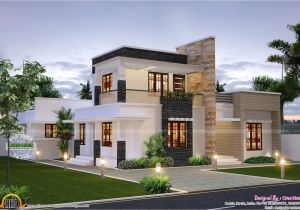 Contemporary Home Plans Free Cute Contemporary Home Kerala Home Design and Floor Plans