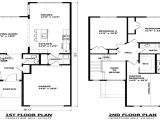 Contemporary Homes Floor Plans Modern Two Story House Plans 2 Floor House Two Storey