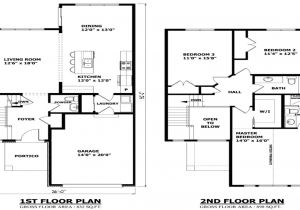 Contemporary Homes Floor Plans Modern Two Story House Plans 2 Floor House Two Storey
