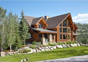 Contemporary Log Home Plans Charming Log Residence In Colorado Unveiling Spectacular