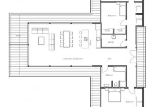 Contemporary Open Floor Plan House Designs Modern Contemporary House Plan with Three Bedrooms and