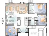 Contemporary Open Floor Plan House Designs W3280 V1 Modern Home Design Master Ensuite Open Floor