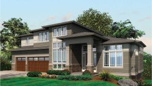 Contemporary Prairie Home Plans Contemporary Prairie with Daylight Basement 69105am