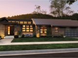 Contemporary Prairie Style Home Plans Front Rendering Rambler Would Have to Add A Finished