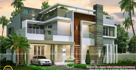 Contemporary Style Home Plans 4 Bedroom Contemporary Home Design Kerala Home Design