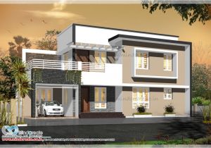 Contemporary Style Home Plans In Kerala Contemporary Style House Elevation Kerala Model Home Plans