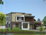 Contemporary Style Home Plans In Kerala Home Design Square Feet Modern Style Kerala House Design