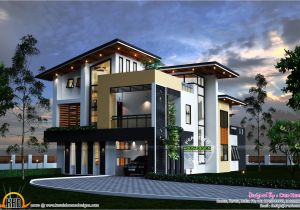 Contemporary Style Home Plans In Kerala Kerala Contemporary House Kerala Home Design and Floor Plans