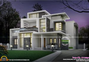 Contempory House Plans Grand Contemporary Home Design Kerala Home Design and