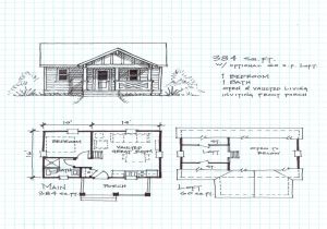Cottage Home Plans with Loft Small Cabin Plans with Loft Cabin Floor Plans with Loft