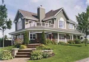 Country Home Plan Country Home House Plans with Porches Country House Wrap