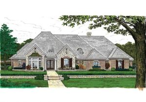 Country Home Plans One Story One Story House Plans French Country Cottage House Plans
