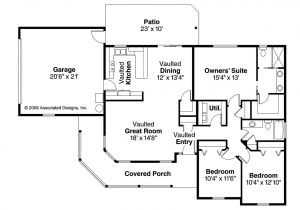 Country Homes Floor Plans Country House Plans Peterson 30 625 associated Designs