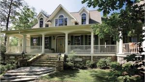 Country Style Homes Plans Ranch Style House with Wrap Around Porch