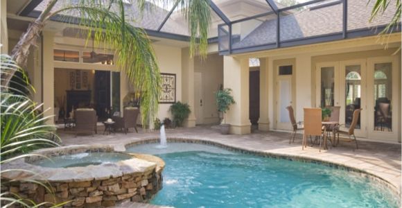Courtyard Pool Home Plans Courtyard House Plans with Pool Home Design and Style