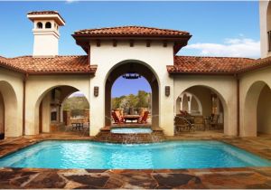 Courtyard Pool Home Plans Courtyard Pool Mediterranean Pool Austin by