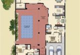 Courtyard Pool Home Plans U Shaped House Plans with Central Courtyard 4 Swimming
