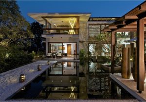Courtyard Style Home Plans Timeless Contemporary House In India with Courtyard Zen