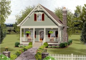 Cozy Cottage Home Plans Cozy Cottage with Bedroom Loft 20115ga Architectural
