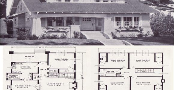 Craftsman Bungalow House Plans 1930s 1930s Craftsman Bungalow House Plans House Design Plans