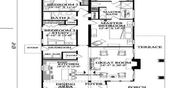 Craftsman Home Plans for Narrow Lots Craftsman House Floor Plans Narrow Lot Craftsman House