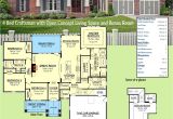 Craftsman House Plans with Open Floor Concept Plan 51750hz 4 Bed Craftsman with Open Concept Living