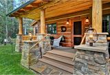 Craftsman Log Home Plans Cabin Craftsman Log House Plan 43212