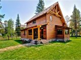 Craftsman Log Home Plans Cabin Craftsman Log House Plan 43212