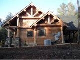 Craftsman Log Home Plans Cabin Craftsman Log House Plan 43214