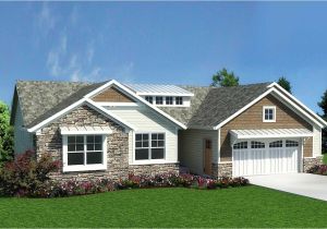 Craftsman Ranch Home Plans Craftsman Inspired Ranch Home Plan 18232be