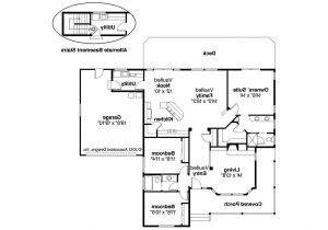 Craftsman Style Home Floor Plans Craftsman House Plans Cambridge 10 045 associated Designs