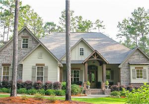 Craftsman Style Home Plans Pictures Craftsman House Plan with Rustic Exterior and Bonus Above