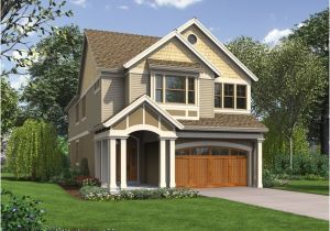 Craftsman Style House Plans for Narrow Lots Cottage House Plans