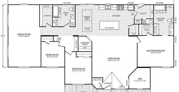 Crest Homes Floor Plans Waverly Crest 40703w Fleetwood Homes Manufactured Homes