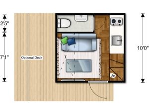 Cube House Design Layout Plan 100 Sq Ft Prefab Nomad Micro Home Could You Live This
