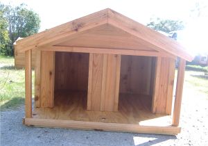 Custom Dog Houses Plans Custom Cedar Dog House with Porch Custom Ac Heated