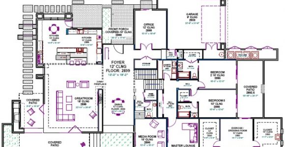 Custom Home Plan Custom House Plans southwest Contemporary Custom Home