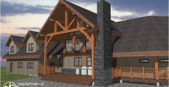 Custom Timber Frame Home Plans Kalum Timber Frame Plans 9196sqft Streamline Design