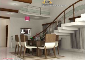 Designer House Plans with Interior Photos 3d Rendering Concept Of Interior Designs Kerala Home