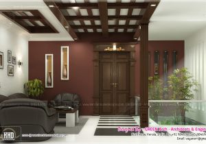 Designer House Plans with Interior Photos Beautiful Home Interior Designs by Green Arch Kerala