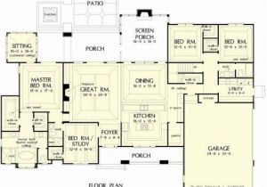 Direct From the Designers House Plans the Chesnee House Plans First Floor Plan House Plans by