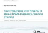 Discharge Planning From Hospital to Home Ppt Insert Hospital Logo Here Care Transitions From