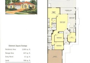 Divosta Homes Floor Plans Village Walk Bonita Springs Oakmont