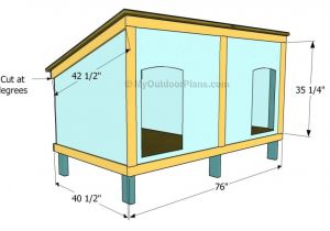 Dog House Plans for 2 Dogs Unique Easy Dog House Plans Large Dogs New Home Plans Design