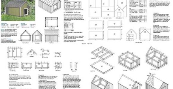 Dog House Project Plans Large Dog House Project Plans Gable Roof Style Doghouse