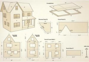 Doll House Plans Woodwork General Dollhouse Canadian Woodworking Magazine