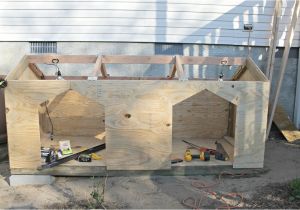 Double Door Dog House Plans Diy Double Door Dog House Intelligent Domestications