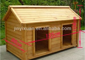 Double Door Dog House Plans Wood Double Dog Kennel Outdoor Large Dog House for Two