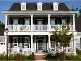 Double Front Porch House Plans the Owens Model at Old Davidson Traditional Exterior